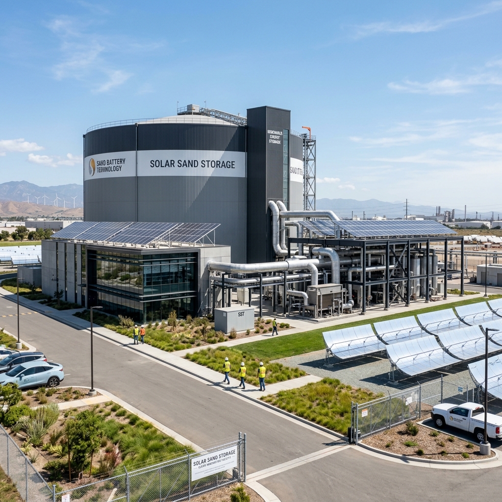 Sand Battery thermal energy storage infrastructure